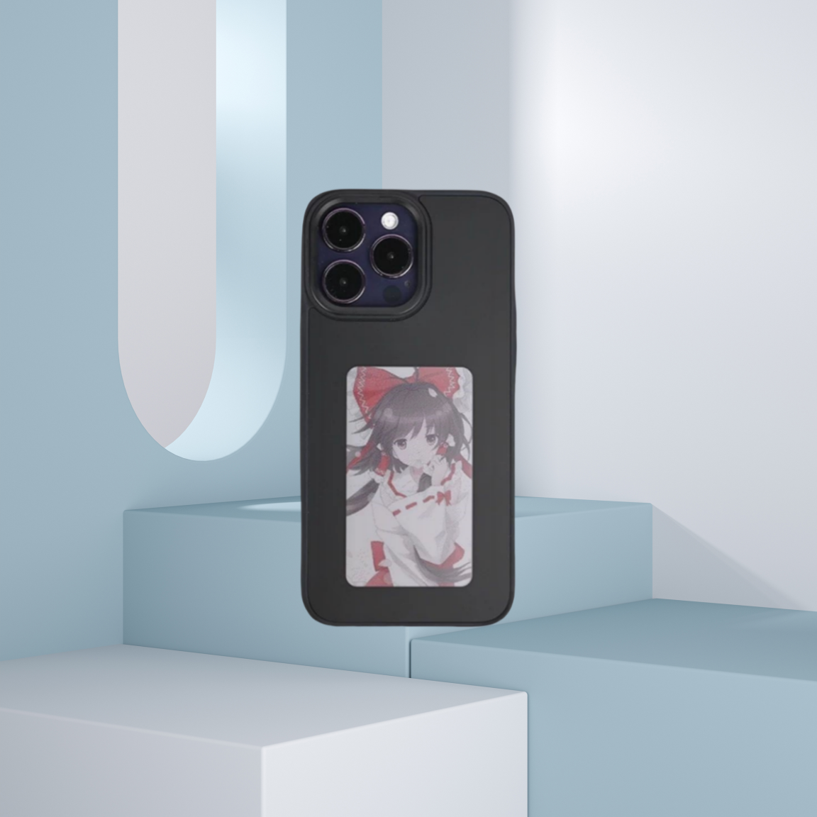 カスタマ ミラーガラスカバースマホケース(防指紋防止)iphone 16pro/16pro max