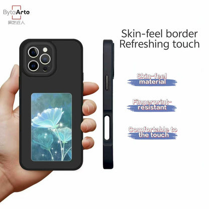 マットガラスカバー付きスマホケースiphone 16pro/16pro max